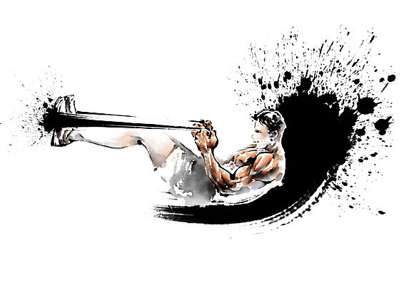 PSD 남자 몸매관리 일러스트 캘리그라피 근육 붓터치 건강 한명 운동 건강관리 헬스 당기기 몸매 번짐 열정 남자한명만 국내일러스트 1 감정 다이어트 모션 관리 사람 남자만 파일형식 효과