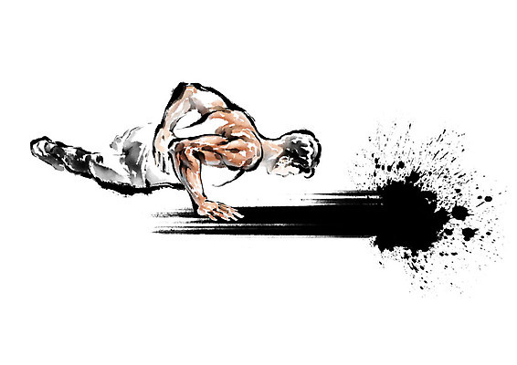 PSD 남자 몸매관리 일러스트 캘리그라피 근육 붓터치 건강 한명 운동 건강관리 헬스 팔굽혀펴기 몸매 번짐 열정 남자한명만 맨몸운동 국내일러스트 1 감정 다이어트 관리 사람 남자만 파일형식 효과