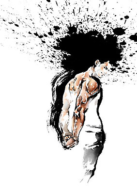 PSD 남자 포즈 몸매관리 일러스트 캘리그라피 근육 붓터치 건강 한명 운동 건강관리 헬스 몸매 번짐 열정 남자한명만 국내일러스트 1 감정 다이어트 관리 사람 남자만 파일형식 효과