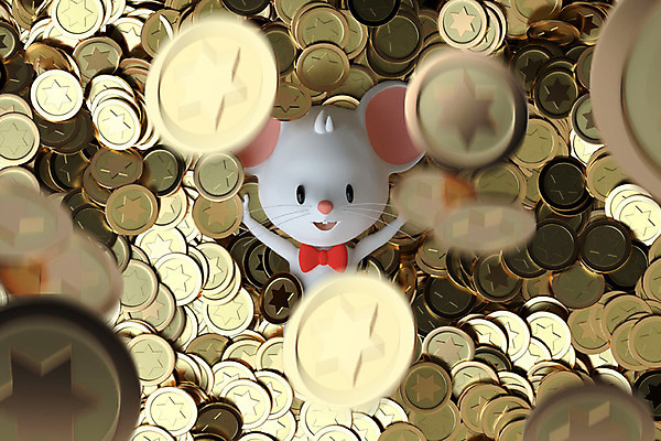 PSD 편집 편집이미지 한마리 사람없음 3D소스 3D 동전 행운 떨어짐 쥐 디지털합성 오브젝트 쥐캐릭터 쏟아짐 당첨 적립 흰쥐 편집소스 경자년 이미지편집 편집3D 1 동물캐릭터 컨셉 돈 모션 설치류 파일형식 2020년