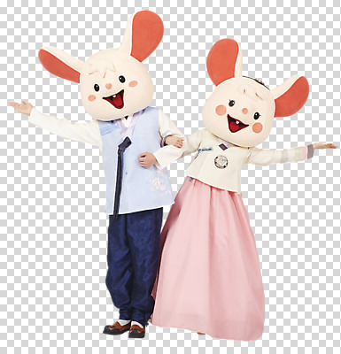 전신 편집이미지 여자 명절 남자 새해 안내 누끼 20대 청년 성인 두명 앞모습 30대 팔짱 귀여움 한국인 쥐띠 쥐 한복 쥐캐릭터 PNG 손뻗기 동물탈 인형탈 흰쥐 성인만 편집소스 2020년 경자년 한국전통 전통 기념일 뷰포인트 동물캐릭터 컨셉 모션 사람 동양인 장년 십이지신 설치류 전통의상 연도 탈 파일형식