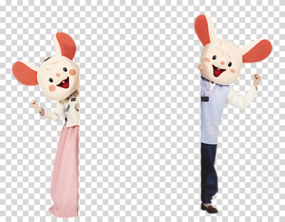 전신 편집이미지 여자 명절 남자 응원 새해 누끼 20대 청년 성인 두명 앞모습 30대 귀여움 파이팅 주먹 한국인 쥐띠 쥐 한복 쥐캐릭터 PNG 동물탈 인형탈 흰쥐 성인만 편집소스 2020년 경자년 한국전통 전통 기념일 뷰포인트 동물캐릭터 컨셉 모션 사람 동양인 장년 십이지신 설치류 전통의상 연도 탈 파일형식