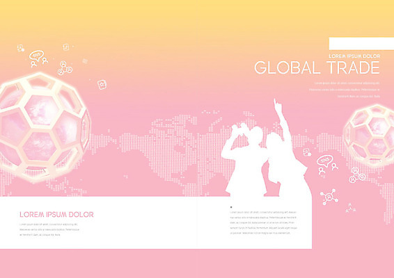 PSD 템플릿 표지디자인 북디자인 출판디자인 표지 실루엣 리플렛 분홍색 세계지도 북커버 팜플렛 사람없음 글로벌비즈니스 무역 열정 국제무역 이미지템플릿 감정 산업 컬러 지도 비즈니스 촬영기법 세계 글로벌 파일형식