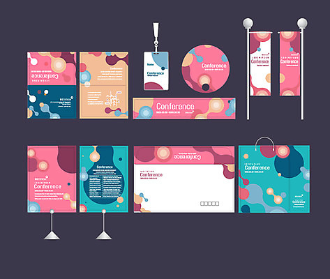 템플릿 배너템플릿 무늬 이벤트 사람없음 세트 컬러풀 쇼핑백 현수막 원형 전단 엽서 초대장 패키지 사원증 박람회 손부채 기업홍보 소봉투 행사세트 행사템플릿 AI파일 도형 배너 컬러 가방 비즈니스 편지봉투 카드_감사 편지 홍보물 파일형식 벡터