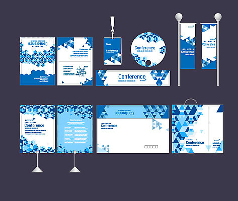 도형 템플릿 배너템플릿 무늬 이벤트 사람없음 파란색 세트 쇼핑백 현수막 전단 엽서 초대장 패키지 사원증 박람회 손부채 기업홍보 소봉투 행사세트 행사템플릿 AI파일 배너 컬러 가방 비즈니스 편지봉투 카드_감사 편지 홍보물 파일형식 벡터