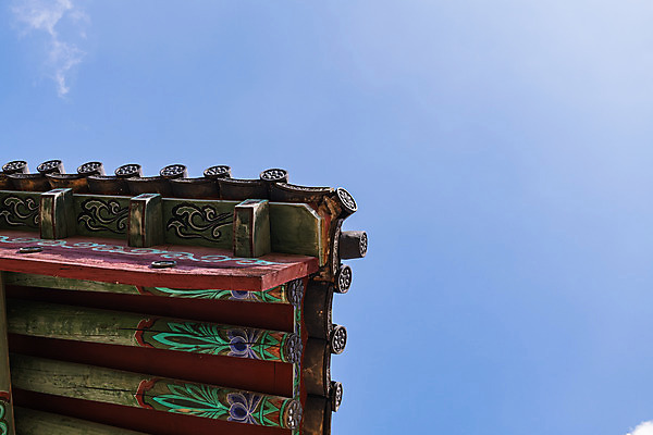 포토 JPG 주간 한국전통 로우앵글 여행 유적지 하늘 지붕 풍경 사람없음 야외 관광지 세계문화유산 문화재 가을 역사 한국사 조선시대 단청 부여 부여정림사지 백제역사유적지구 국내포토 자연요소 전통 계절 뷰포인트 고건축 한국 충청남도 파일형식