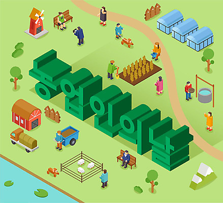 기념일 일러스트 사람모양 타이포그라피 한글 사람없음 농사 수레 풍차 트럭 벼 양 비닐하우스 아이소메트릭 우물 농업인의날 국내일러스트 AI파일 모양 문자 농업 포유류 자동차 곡류 이벤트 카트 파일형식 벡터