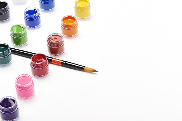 포토 JPG 스튜디오촬영 실내 미술 사람없음 컬러풀 여러개 물감 붓 오브젝트 흰배경 그림 일렬 미술교육 창의력 창의성 포스터물감 국내포토 교육 컬러 다수 백그라운드 문화예술 내부 미술도구 흰색 파일형식