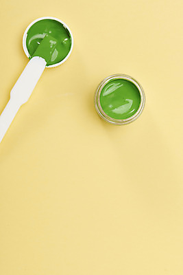 포토 JPG 스튜디오촬영 실내 미술 사람없음 초록색 하이앵글 물감 세개 오브젝트 그림 미술교육 노란배경 창의력 창의성 포스터물감 플랫레이 물감나이프 국내포토 교육 뷰포인트 컬러 백그라운드 문화예술 3 내부 노란색 미술도구 플랫 파일형식