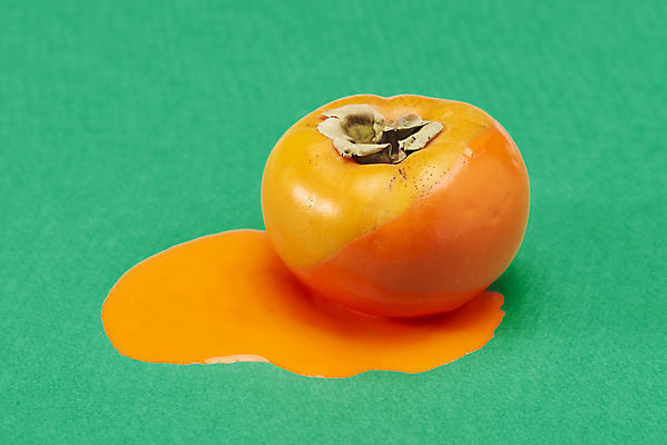 포토 JPG 스튜디오촬영 실내 감 미술 사람없음 한개 주황색 물감 오브젝트 그림 미술교육 창의력 창의성 초록배경 국내포토 1 교육 컬러 백그라운드 과일 문화예술 내부 초록색 미술도구 파일형식