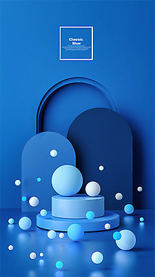 PSD 편집 편집이미지 사람없음 유행 3D 원형 디지털합성 오브젝트 편집소스 클래식블루 트렌드컬러 편집3D 도형 컬러 파란색 파일형식 트랜드컬러