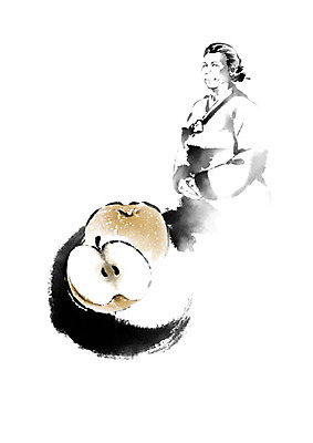 PSD 여자 채소 일러스트 캘리그라피 붓터치 흑백 한명 사람 농작물 기쁨 배 한복 주부 번짐 신토불이 여자한명만 로컬푸드 국내일러스트 1 한국전통 감정 농업 과일 촬영기법 농산물 전통의상 여자만 파일형식 효과