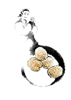 PSD 여자 채소 일러스트 캘리그라피 붓터치 감자 흑백 한명 사람 농작물 기쁨 한복 주부 번짐 신토불이 여자한명만 로컬푸드 국내일러스트 1 한국전통 감정 농업 촬영기법 농산물 전통의상 여자만 파일형식 효과