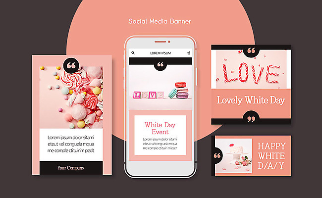 PSD 템플릿 배너템플릿 ZIP 분홍색 웹템플릿 화이트데이 디자인시안 모바일 사탕 이벤트 사람없음 스마트폰 세트 케이크 어플리케이션 모바일템플릿 모바일웹 마카롱 소셜네트워크 소셜미디어 웹배너 모바일앱 SNS배너 모바일페이지 이미지템플릿 배너 컬러 데이이벤트 디저트 핸드폰 스마트기기 페이지 파일형식