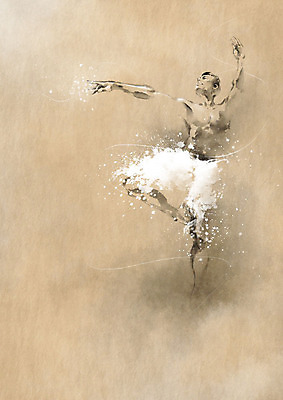 PSD 남자 일러스트 캘리그라피 근육 붓터치 한명 갈색 발레 번짐 발레동작 발레리노 베이지색 남자한명만 국내일러스트 1 컬러 포즈 사람 춤 남자만 파일형식 효과