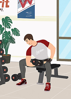 PSD 남자 몸매관리 일러스트 건강 관리 사람 운동 뷰티 문 헬스 즐거움 남자한명만 그루밍족 국내일러스트 감정 다이어트 남자만 파일형식