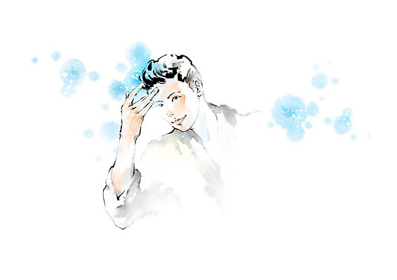 PSD 남자 일러스트 캘리그라피 붓터치 한명 파란색 뷰티 즐거움 번짐 무스 왁스 헤어젤 남자한명만 그루밍족 국내일러스트 1 감정 컬러 사람 헤어용품 남자만 파일형식 효과