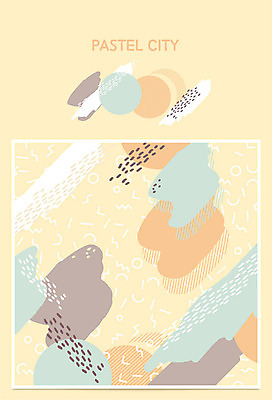 점선 백그라운드 패턴 그래픽백그라운드 일러스트 사람없음 노란색 여러개 원형 기하학 파스텔톤 지오메트릭 멤피스디자인 국내일러스트 AI파일 도형 디자인 선 컬러 다수 무늬 그래픽 파일형식 벡터