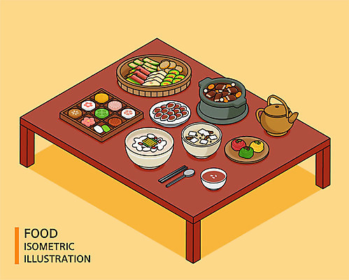 명절 음식 일러스트 젓가락 식탁 주전자 사람없음 컬러풀 숟가락 나물 한과 떡국 명절음식 아이소메트릭 갈비찜 꼬막 모듬전 전통다과 팥죽 소고기뭇국 국내일러스트 AI파일 전통 기념일 한식 컬러 채소 탁자 주방용품 어패류 디저트 수저 전통음식 전 찜 국 갈비 죽 다과 파일형식 벡터