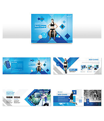 서양인 외국인 템플릿 여자 ZIP 리플렛 다이어트 건강 팜플렛 20대 성인 파란색 운동 헬스 짐볼 성인여자만 인디자인 INDD 이미지템플릿 컬러 사람 인종 청년 여자만 성인만 파일형식