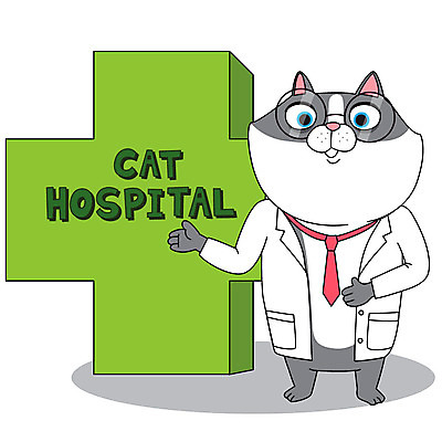 동물 한마리 안경 일러스트 넥타이 사람없음 반려동물 컬러풀 귀여움 고양이 의사 가운 동물병원 반려묘 국내일러스트 AI파일 1 잡화 옷 컬러 컨셉 포유류 병원 의료진 파일형식 벡터