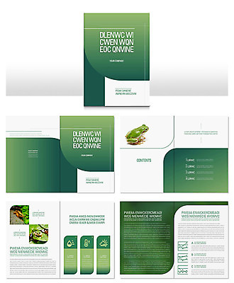 템플릿 계절 ZIP 리플렛 여러마리 날씨 개구리 팜플렛 사람없음 초록색 봄 변화 절기 인디자인 INDD 이미지템플릿 컬러 다수 컨셉 양서류 파일형식