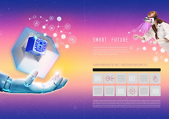 PSD 템플릿 표지디자인 북디자인 출판디자인 여자 산업 내지 리플렛 분홍색 북커버 미래 자물쇠 한명 사람 팜플렛 20대 성인 보라색 한국인 스마트 로봇 보안 로봇팔 가상현실 성인여자한명만 VR기기 미래산업 이미지템플릿 1 컬러 컨셉 안전 동양인 청년 기계 여자한명만 성인여자만 파일형식