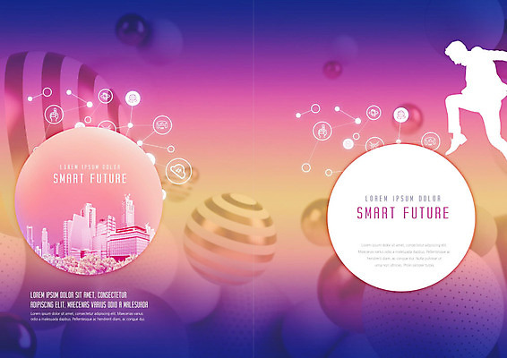 PSD 템플릿 표지디자인 북디자인 출판디자인 표지 실루엣 산업 리플렛 분홍색 북커버 미래 빌딩 팜플렛 사람없음 건물 보라색 원형 스마트 미래산업 이미지템플릿 도형 건축물 컬러 컨셉 촬영기법 파일형식