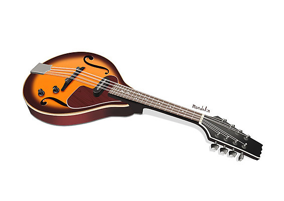 PSD 악기 음악 일러스트 현악기 사람없음 한개 오브젝트 서양악기 만돌린 디테일 국내일러스트 1 문화예술 파일형식