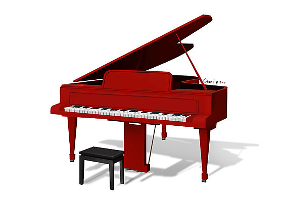 PSD 악기 음악 일러스트 사람없음 한개 피아노 건반악기 오브젝트 서양악기 그랜드피아노 피아노의자 디테일 국내일러스트 1 의자 문화예술 건반 파일형식