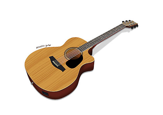 PSD 악기 음악 일러스트 현악기 사람없음 한개 통기타 오브젝트 서양악기 디테일 국내일러스트 1 문화예술 기타 파일형식