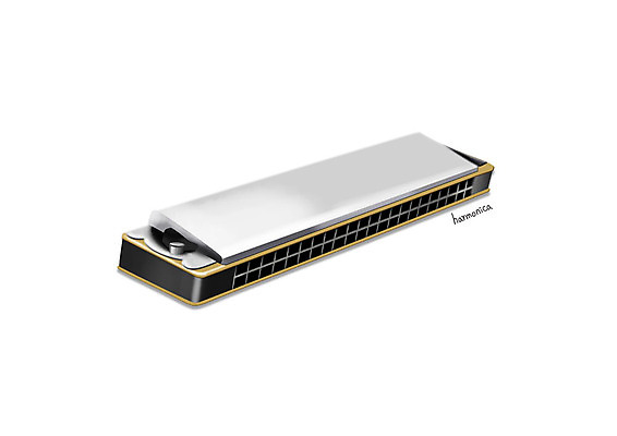 PSD 악기 음악 일러스트 관악기 사람없음 한개 오브젝트 서양악기 하모니카 디테일 국내일러스트 1 문화예술 파일형식