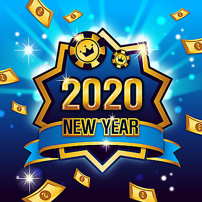 돈 일러스트 새해 사람없음 숫자 금색 카지노 잭팟 2020년 경자년 국내일러스트 AI파일 문자 컬러 재산 도박 연도 파일형식 벡터