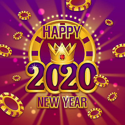 일러스트 새해 사람없음 숫자 금색 카지노 잭팟 2020년 경자년 국내일러스트 AI파일 문자 컬러 도박 연도 파일형식 벡터