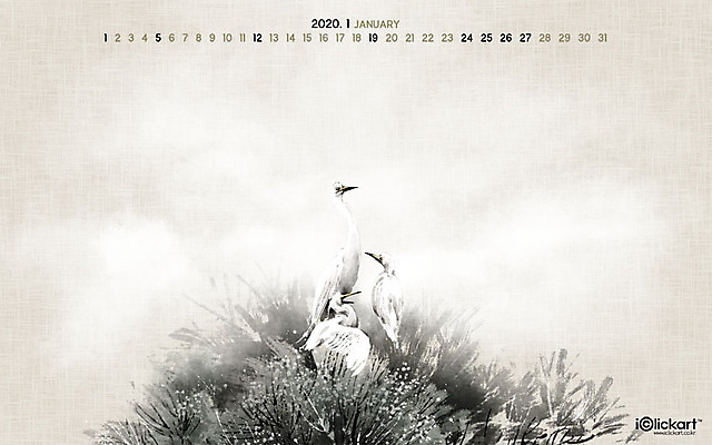 JPG 월페이퍼 바탕화면 1월 날짜 파일형식