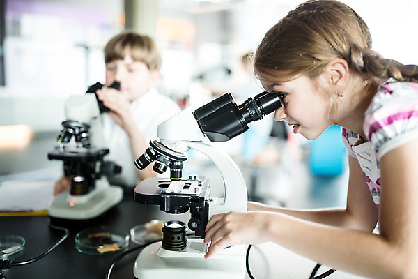 포토 JPG 서양인 외국인 학생 응시 여자 교육 남자 초등학생 어린이 과학 수업 실내 현미경 실험 서기 사람 앉기 두명 앞모습 옆모습 10대 친구 잡기 체험학습 체험 박물관 체코 과학교육 샬레 국내포토 시선 유럽 뷰포인트 컨셉 관계 모션 청소년 실험기구 인종 내부 파일형식