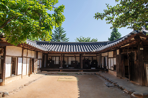 포토 JPG 주간 나무 한국전통 여행 잎 유적지 하늘 풍경 사람없음 야외 여름 관광지 세계문화유산 문화재 역사 한국사 제천 청풍문화재단지 제천10경 청풍도화리고가 국내포토 자연요소 식물 전통 계절 고건축 한옥 한국 충청북도 파일형식