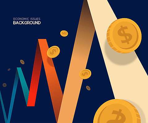 디자인 백그라운드 일러스트 그래프 추상 사람없음 금융 경제 컬러풀 달러 동전 사회이슈 주식시장 주택시장 국내일러스트 AI파일 컬러 컨셉 돈 무늬 부동산 주식 파일형식 벡터