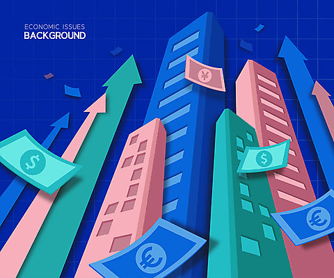 디자인 화살표 백그라운드 지폐 돈 일러스트 그래프 추상 빌딩 사람없음 건물 금융 경제 컬러풀 사회이슈 상승 주식시장 주택시장 인플레이션 국내일러스트 AI파일 건축물 컬러 컨셉 무늬 부동산 재산 주식 파일형식 벡터