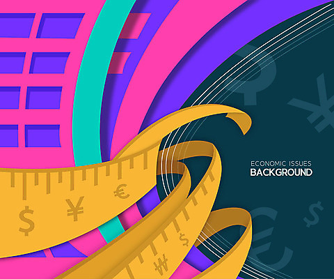 디자인 백그라운드 일러스트 그래프 추상 줄자 빌딩 사람없음 건물 금융 경제 컬러풀 달러 유로 엔 사회이슈 주식시장 주택시장 국내일러스트 AI파일 건축물 컬러 컨셉 돈 무늬 부동산 자 주식 파일형식 벡터