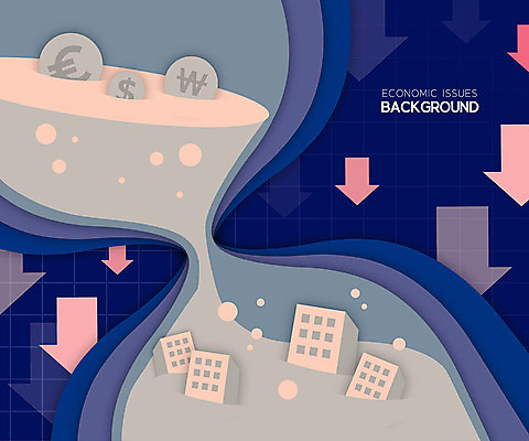 디자인 백그라운드 일러스트 그래프 추상 빌딩 사람없음 건물 금융 경제 컬러풀 달러 동전 유로 원화 하락 사회이슈 모래시계 주식시장 주택시장 디플레이션 국내일러스트 AI파일 건축물 모래 시계 컬러 컨셉 돈 무늬 부동산 주식 파일형식 벡터