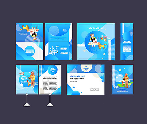 템플릿 배너 배너템플릿 여자 할아버지 노년 남자 할머니 이벤트 여러명 파란색 실버라이프 세트 현수막 강아지 전단 엽서 초대장 약도 반려 소봉투 행사세트 행사템플릿 AI파일 라이프스타일 컬러 다수 지도 편지봉투 카드_감사 사람 성인 반려동물 개 편지 홍보물 파일형식 벡터