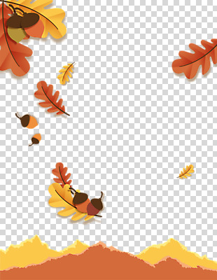 편집 편집이미지 종이 단풍 낙엽 프레임 누끼 사람없음 가을 페이퍼아트 도토리 PNG 편집소스 계절 잎 견과류 파일형식