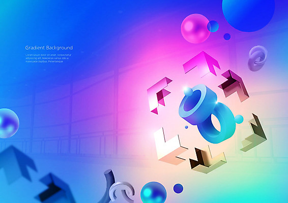 도형 PSD 편집이미지 백그라운드 풍경 사람없음 컬러풀 3D소스 3D 원형 입체 디지털합성 오브젝트 정사각형 입체도형 편집소스 이미지편집 편집3D 컬러 파일형식