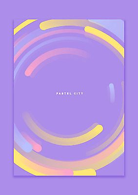 포스터 백그라운드 일러스트 프레임 사람없음 보라색 봄 원형 포근함 역동적 파스텔톤 국내일러스트 AI파일 도형 계절 컬러 컨셉 감각 파일형식 벡터