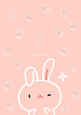 캐릭터 포스터 분홍색 백그라운드 패턴 일러스트 프레임 사람없음 귀여움 봄 토끼 포근함 파스텔톤 아기자기 국내일러스트 일러캐릭터 AI파일 계절 컬러 컨셉 무늬 포유류 반려동물 감각 파일형식 벡터