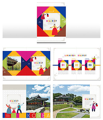 템플릿 한국전통 여자 남자 ZIP 리플렛 사람 팜플렛 여러명 컬러풀 궁전 등불 역사 한복 인디자인 INDD 이미지템플릿 전통 컬러 다수 고건축 조명 한국 전통의상 파일형식