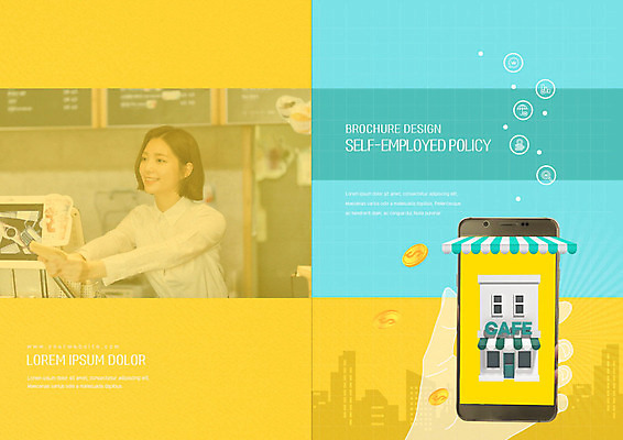 PSD 템플릿 표지디자인 북디자인 손 출판디자인 여자 표지 리플렛 북커버 한명 들기 팜플렛 20대 성인 신체부위 스마트폰 노란색 상점 카페 한국인 민트색 성인여자한명만 소상공인 이미지템플릿 직업 1 컬러 모션 사람 동양인 청년 경제 핸드폰 스마트기기 상인 여자한명만 성인여자만 파일형식