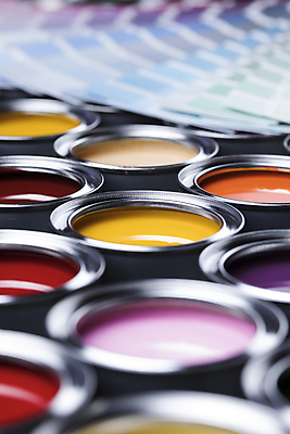 포토 JPG 해외이미지 실내 근접촬영 사람없음 아웃포커스 페인트 페인트통 해외포토 컬러칩 뷰포인트 촬영기법 통 내부 파일형식 이미지허브