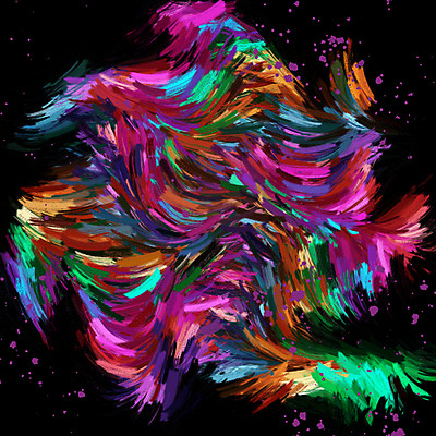 포토 JPG 해외이미지 백그라운드 사람없음 컬러풀 페인트 질감 유화 해외포토 컬러 미술 파일형식 이미지허브